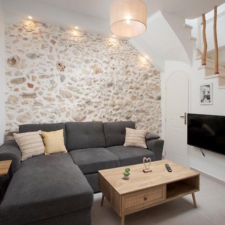 Mouse House With Sea View And Mini Pool Villa Platanias  Luaran gambar