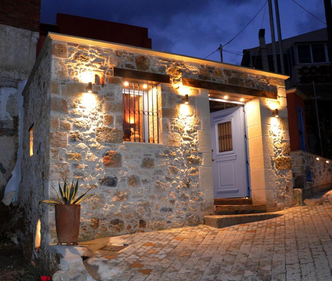 Mouse House With Sea View And Mini Pool Villa Platanias  Luaran gambar