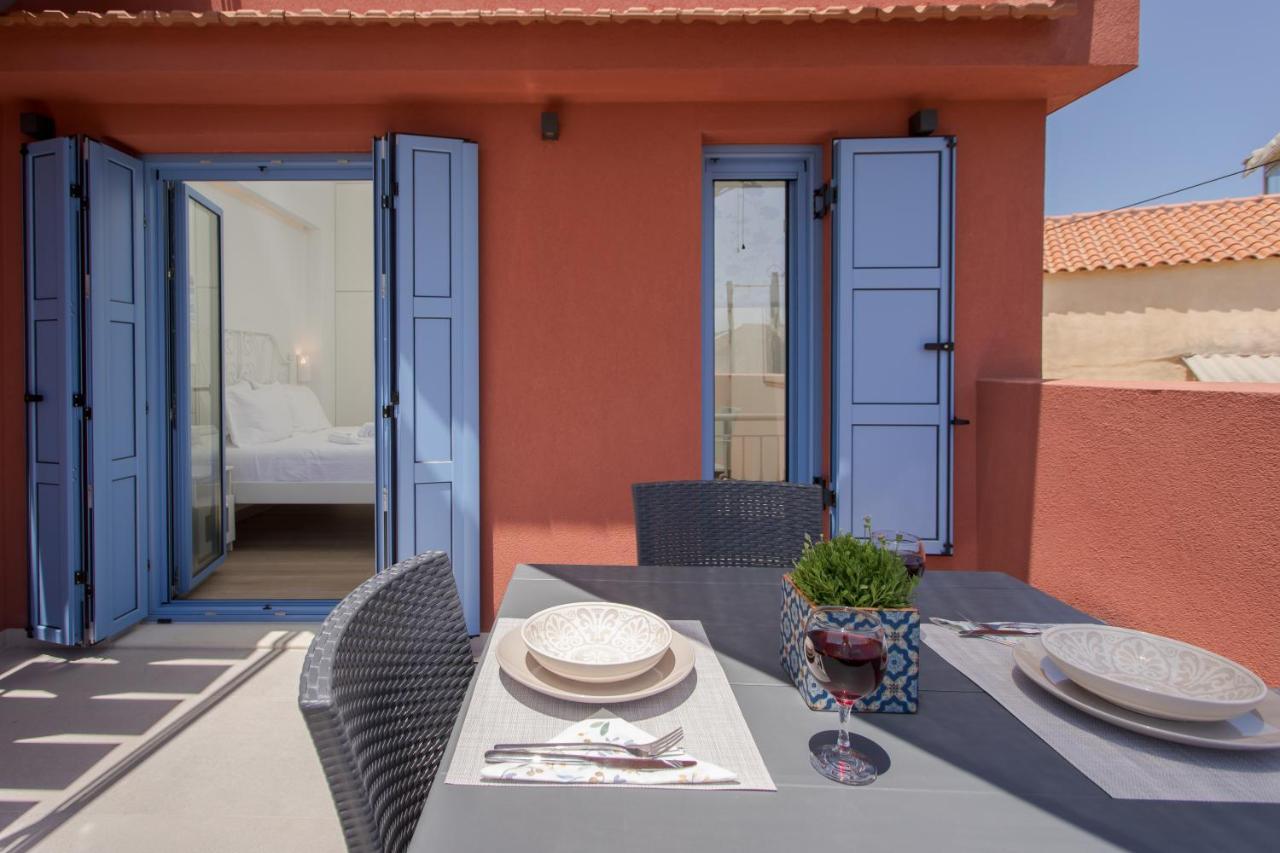 Mouse House With Sea View And Mini Pool Villa Platanias  Luaran gambar