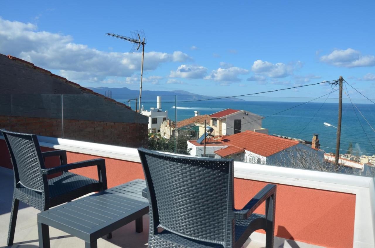 Mouse House With Sea View And Mini Pool Villa Platanias  Luaran gambar