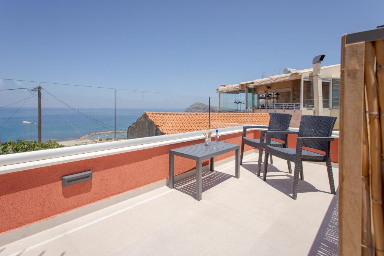 Mouse House With Sea View And Mini Pool Villa Platanias  Luaran gambar