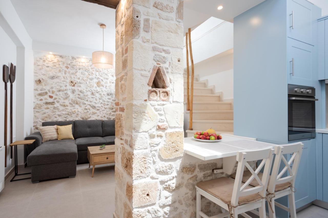 Mouse House With Sea View And Mini Pool Villa Platanias  Luaran gambar