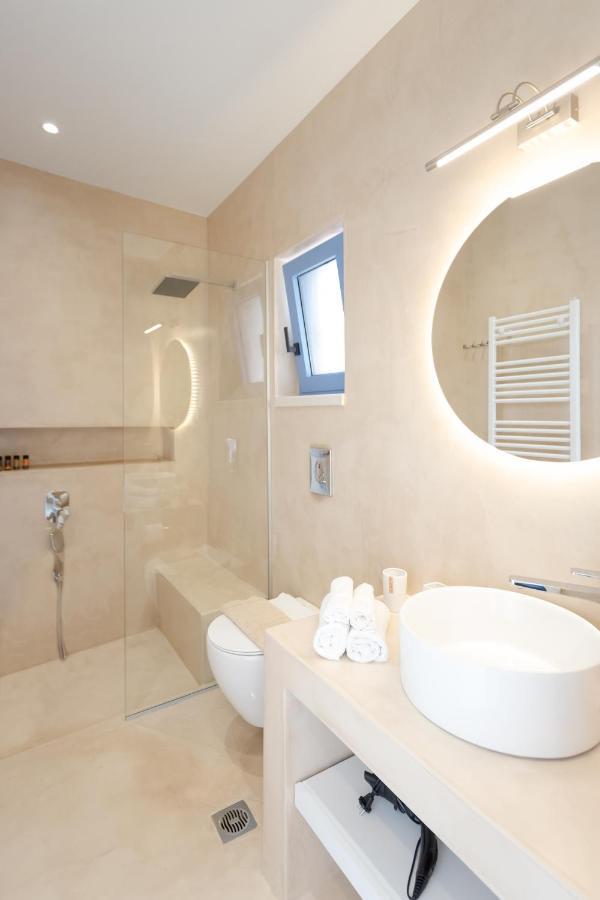 Mouse House With Sea View And Mini Pool Villa Platanias  Luaran gambar