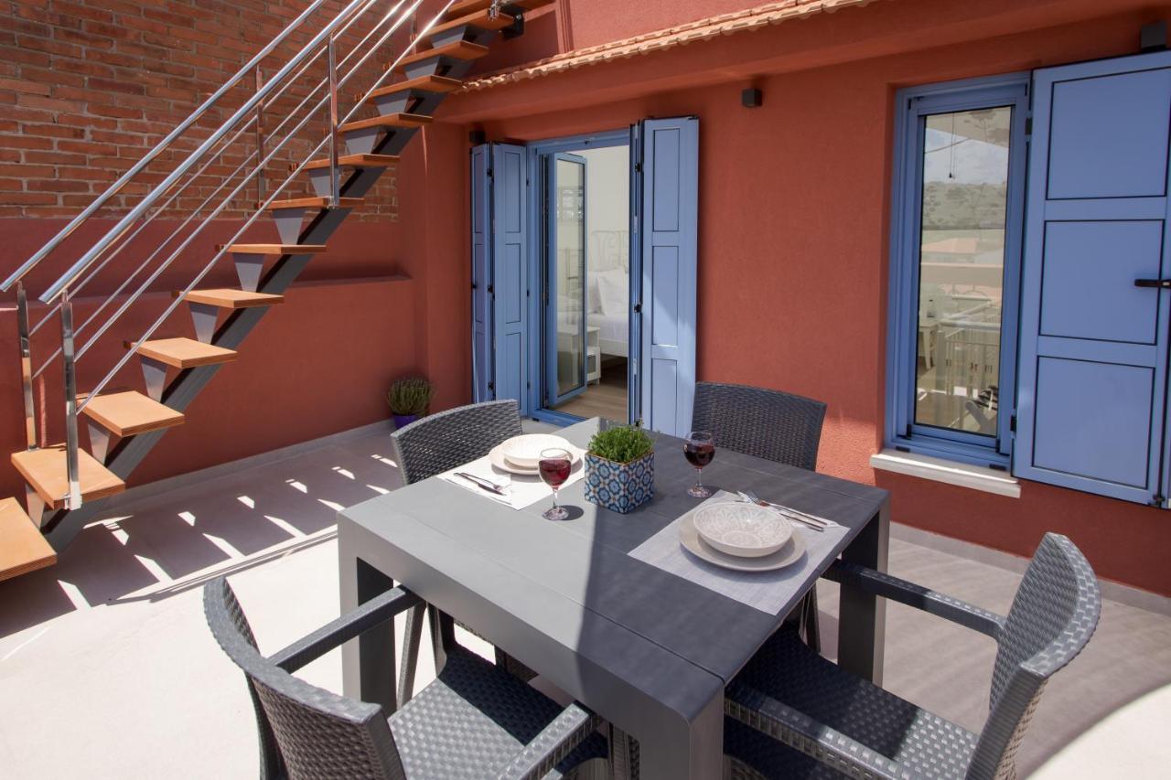 Mouse House With Sea View And Mini Pool Villa Platanias  Luaran gambar
