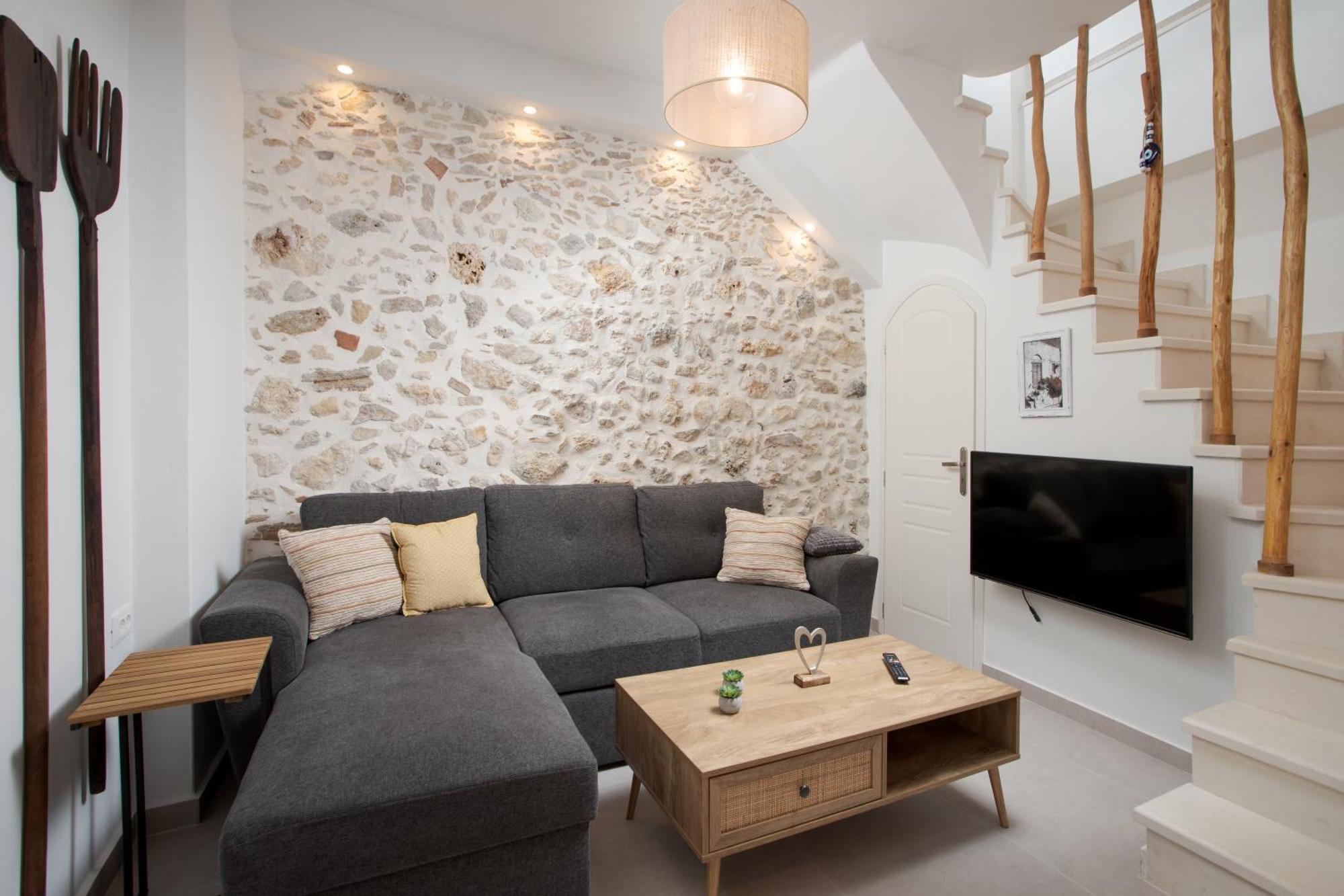 Mouse House With Sea View And Mini Pool Villa Platanias  Luaran gambar