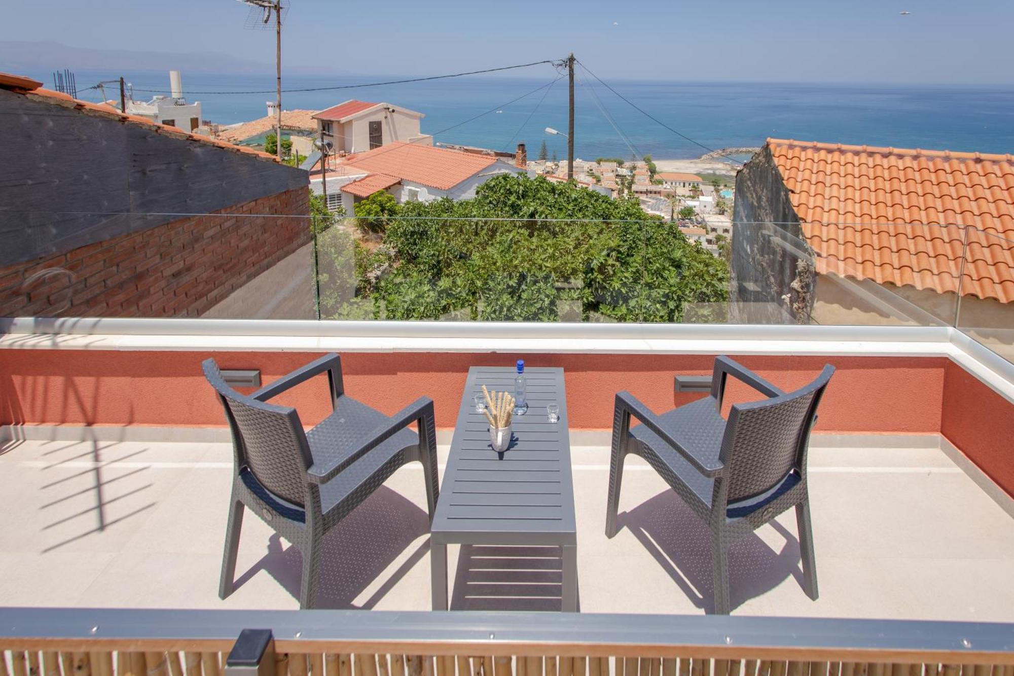 Mouse House With Sea View And Mini Pool Villa Platanias  Luaran gambar